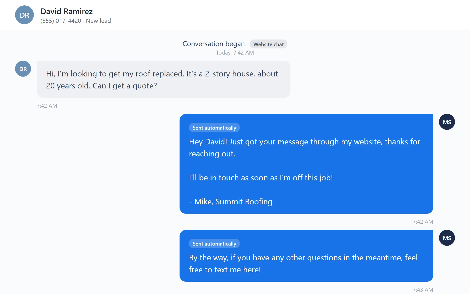 Automated Lead Follow-Up